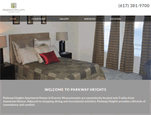 Tablet Screenshot of liveparkwayheights.com